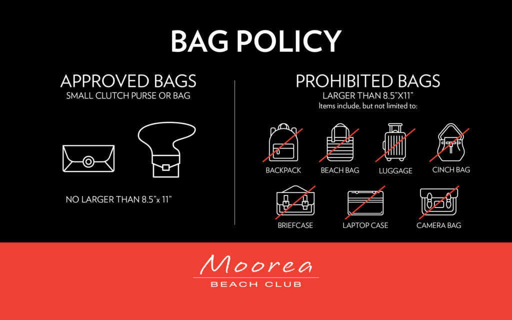 Moorea Beach Club Bag Policy: What You Need to Know for a Stress-Free Visit